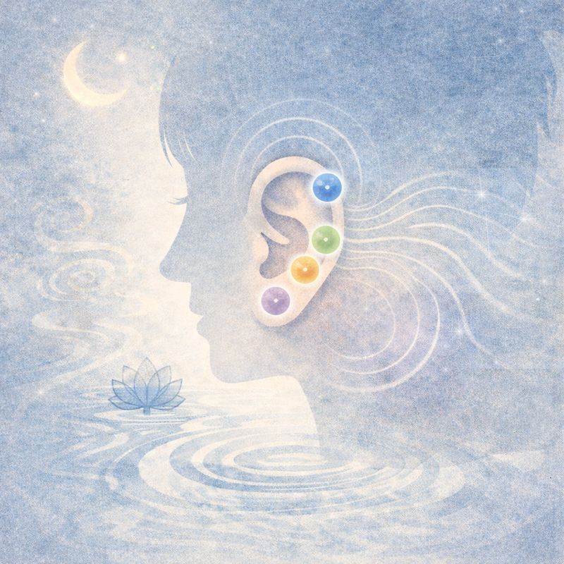 耳ツボで不眠症対策|睡眠の質を改善するツボと快眠ルーティンの記事のイメージ図