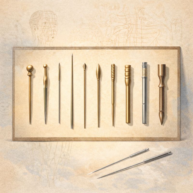 古代九鍼とは？ 九種の鍼具の形状・用途・現代への継承を解説の記事のイメージ図