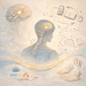 大人のADHDの基礎知識と臨床的特徴｜鍼灸師が理解しておきたい生理学・行動特性・施術のポイントの記事をイメージした図